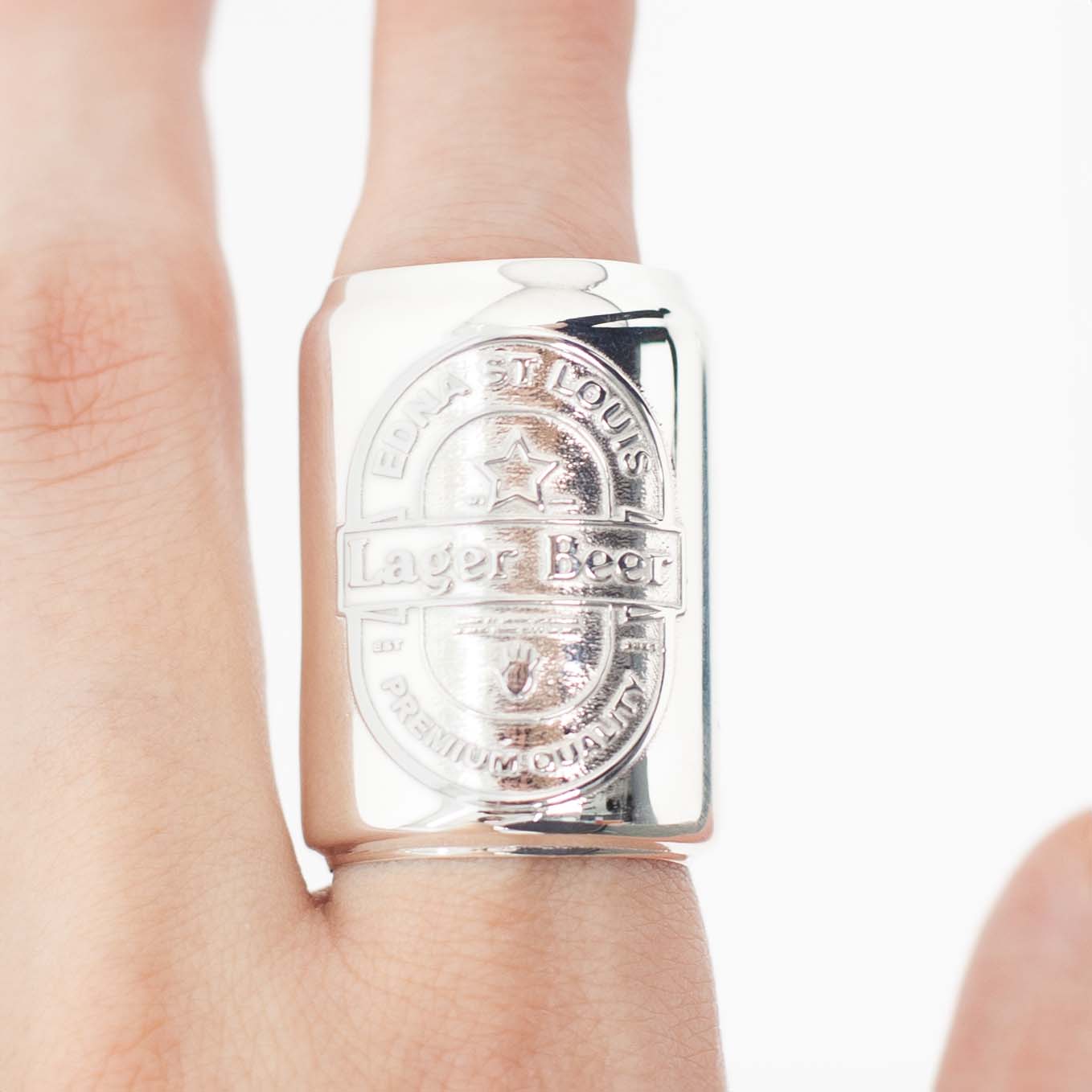 LAGER BEER CAN RING