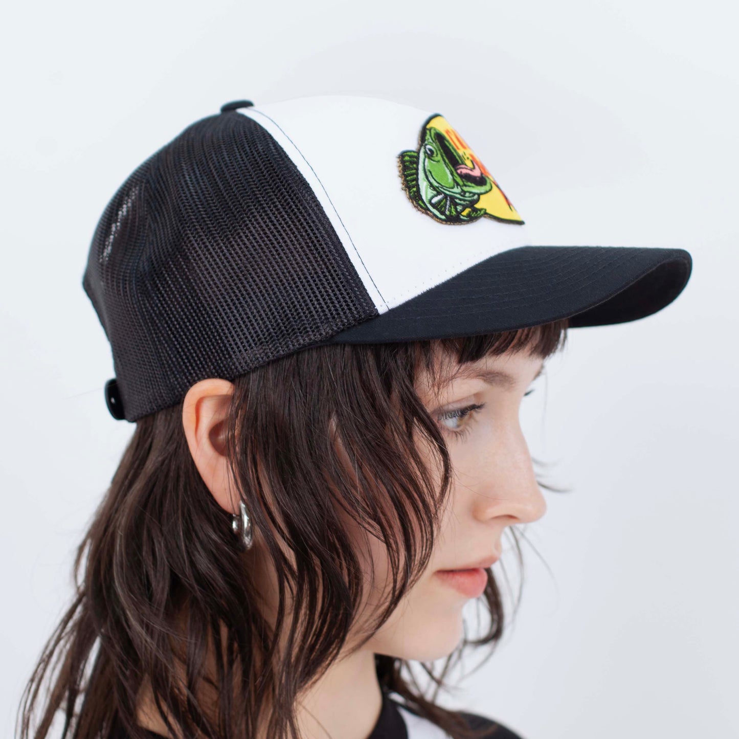 I'D RATHER BE EATING BASS TRUCKER CAP