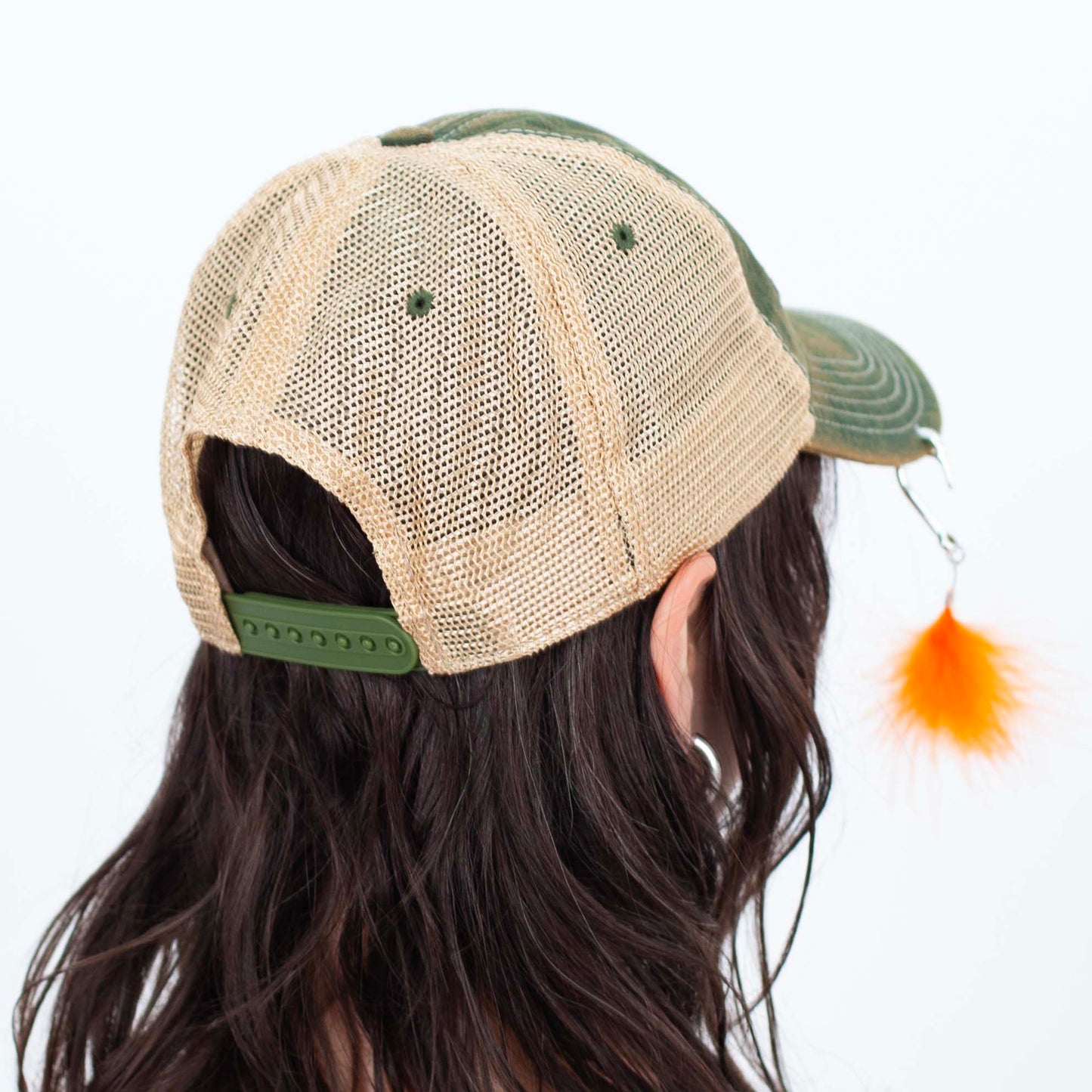 I'D RATHER BE EATING BASS FISH HOOK CAP