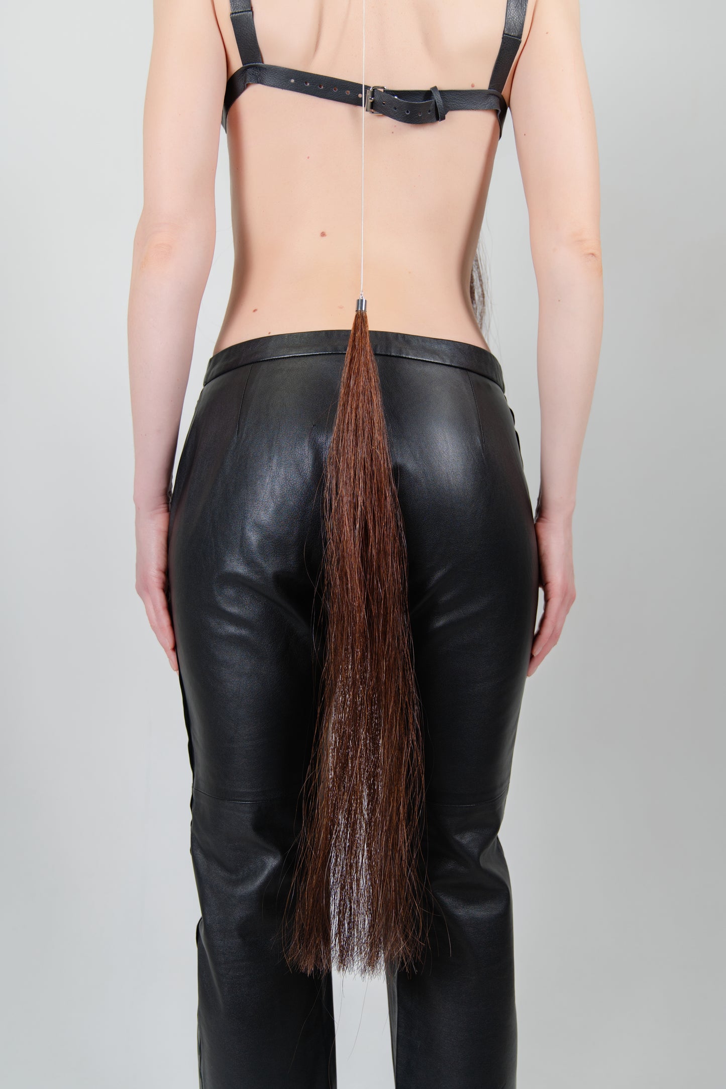 HORSE HAIR REVERSE NECKLACE (CHESTNUT)