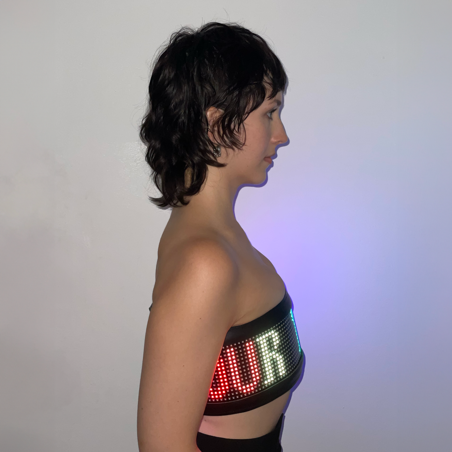 LED BANDEAU TOP (Custom Text) (Rental)