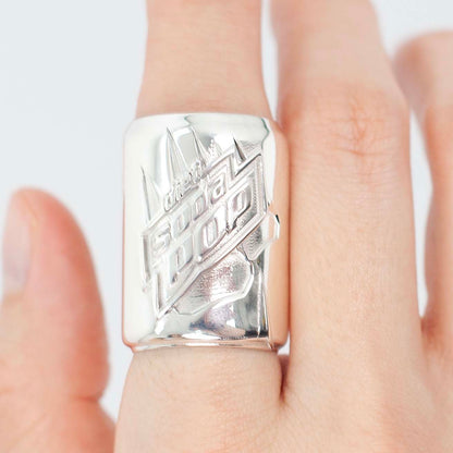DIET SODA POP CAN RING