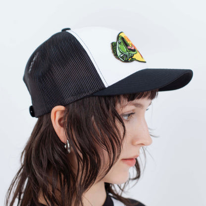 I'D RATHER BE EATING BASS TRUCKER CAP