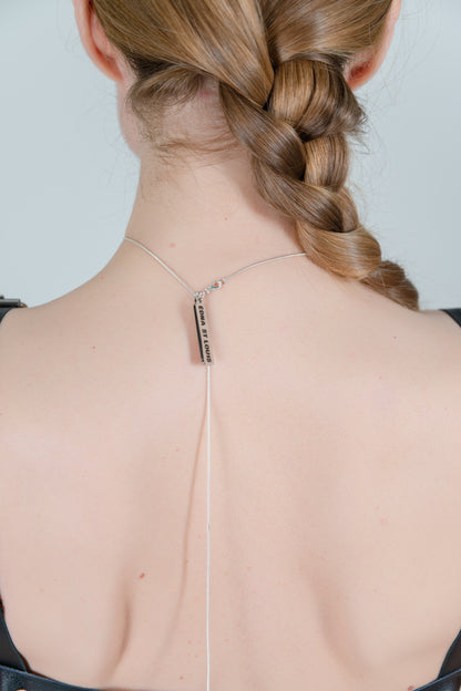 HORSE HAIR REVERSE NECKLACE (CHESTNUT)