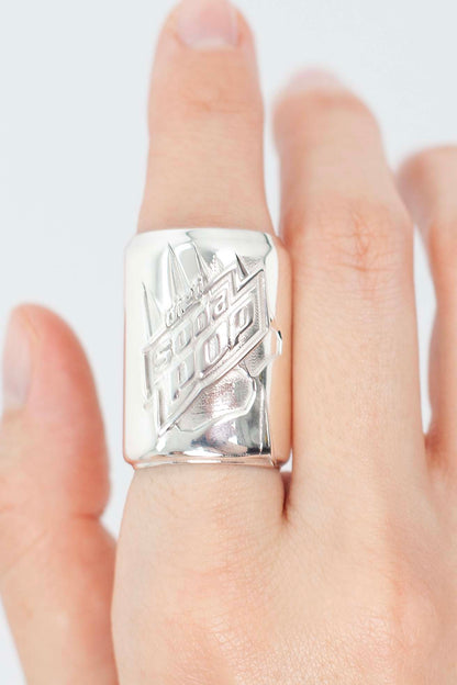 DIET SODA POP CAN RING