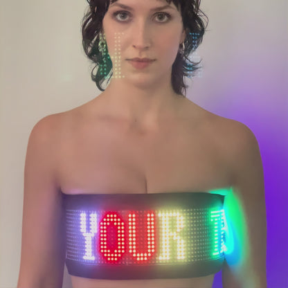 LED BANDEAU TOP (Custom Text)