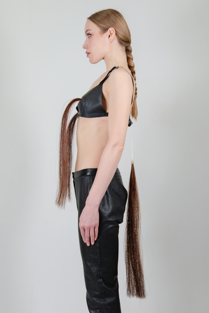 HORSE HAIR REVERSE NECKLACE (CHESTNUT)